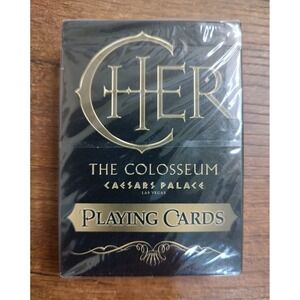 Cher Playing Cards The Colosseum Ceasars Palace Cartamundi Las Vegas Sealed A12